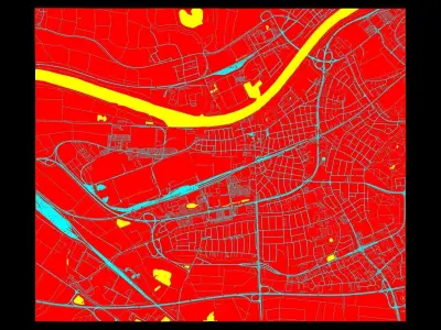 Cityscape Modena Italy 3D model