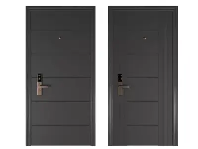 interior door 3D model 9