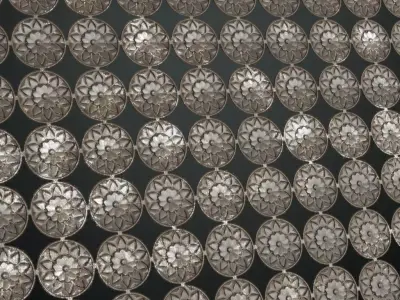 Dirty Metal Grill Transparent PBR Seamless Texture buy
