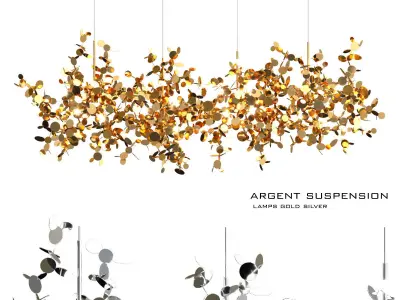 ArgenT terzani suspension lamps 3D model