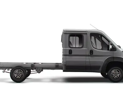 Toyota ProAce Max Chassis DoubleCab L4 2026 3D model