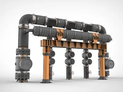 Sci Fi Modular Environment 16 3D model