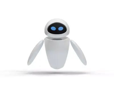 EVE - WALL-E Low-poly 3D model