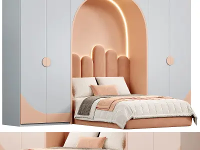 Kids bedroom 06 3D model