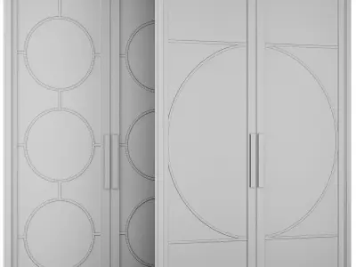 Entrance door set178 3D model