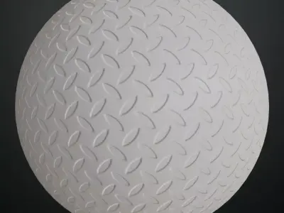 Tread Plate PBR Seamless Texture