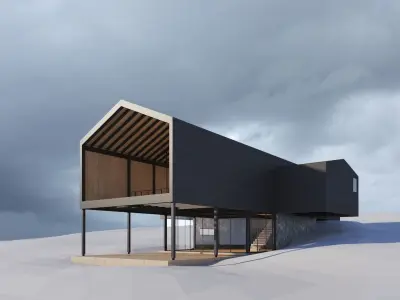 Cabin in the Woods 3D model