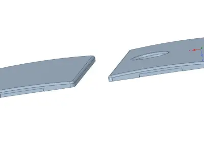 Billetbox pannels rev 4 Plain-SLA-Curved 3D print model