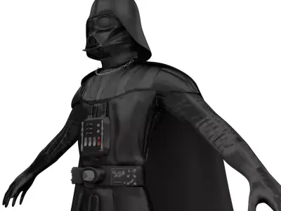 Darth Vader Star Wars Low-poly 3D model