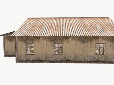 Old House 01 Low-poly 3D model