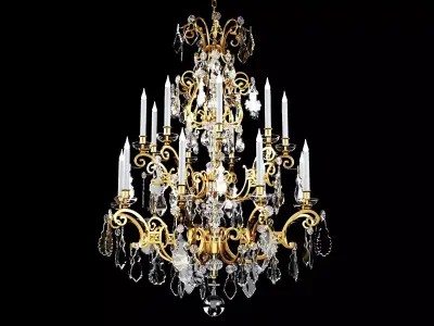 Delisle Chandelier  3D model