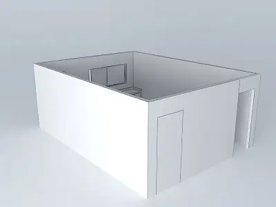 tatiorkut room with door Free 3D model