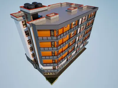 Apartment Exterior 3D model