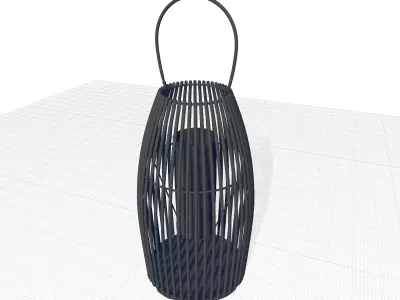 Trendy Metal Lantern 3D model