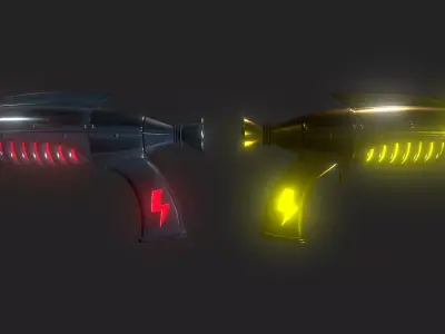 FNAF Security Breach Blaster 3D model