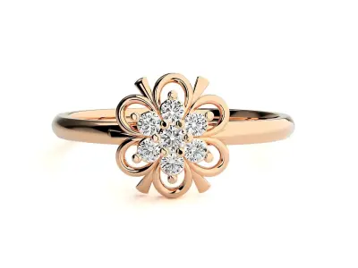 Women ring 3D print model 144