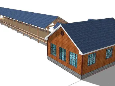 Creative Design-Holiday Cabin-0115 3D model