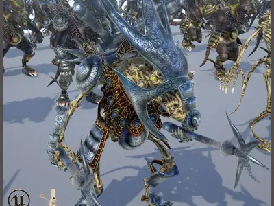 Ratkin Warlord Light Version Low-poly 3D model