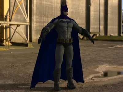 Batman costume 3D model