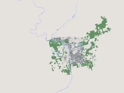 Cambridge City in Canada 3D model