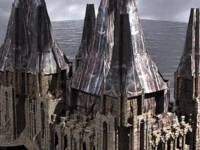 Forest Cult Cathedral Fort  3D model