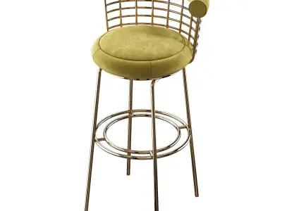 BAR CHAIR BERRY Low-poly 3D model
