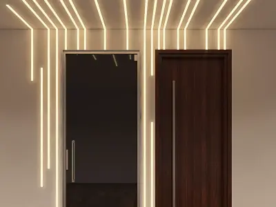 Wall Strip Lights Free 3D model