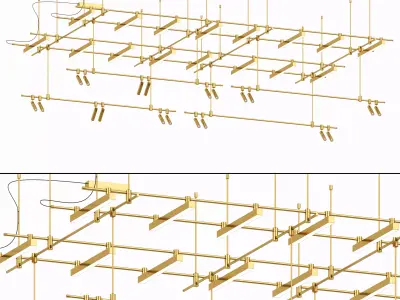 Track light Liberty line and Liberty spot T by Forstlight 3D model