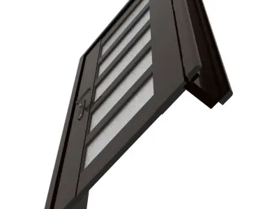 Plastic door 08 3D model