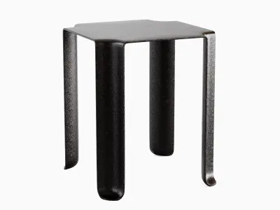 Stackable Plastic Chair A 03 3D model