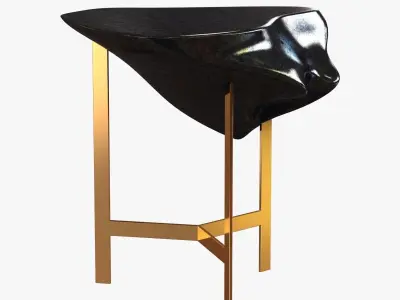 Basalt indoor coffee table by Driade 3D model