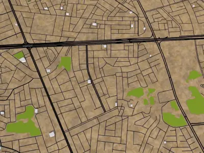 Medina City Saudi Arabia Low-poly 3D model