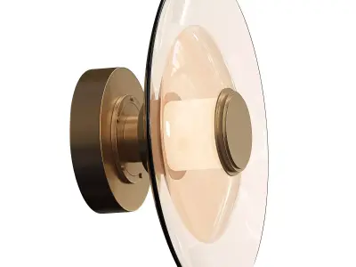 Luna A Disc Sconce 3D model