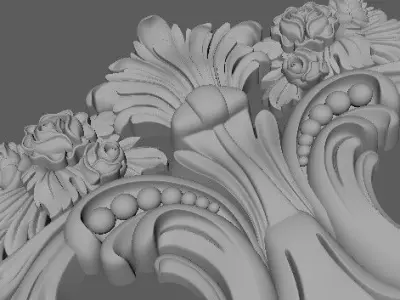 dekor decorative ornate molding 3D model buy