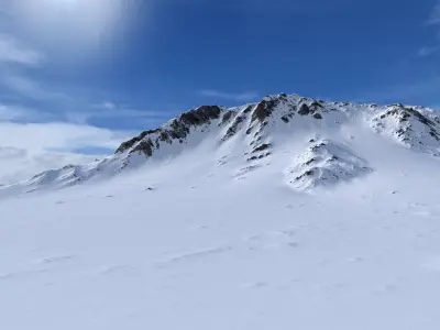 Snow Mountain 11 Low-poly 3D model