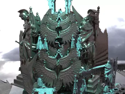 Angel City Energy generator Kit bash 3D model