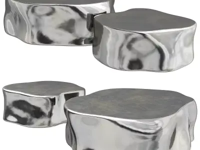 Roche Bobois cocktail table Silver Tree 3D model