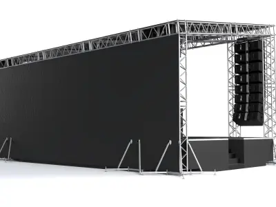 Concert Stage 07 3D model