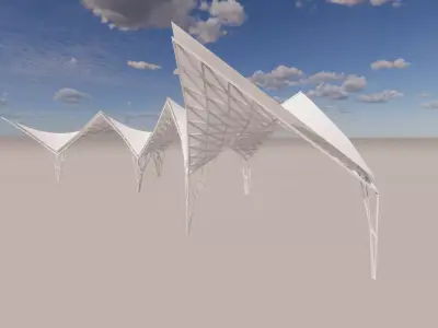 Tensile Structures Collection -A11 3D model