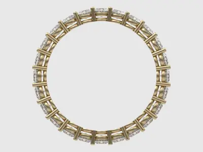 Radiant Eternity Band JDBCo 3D print model