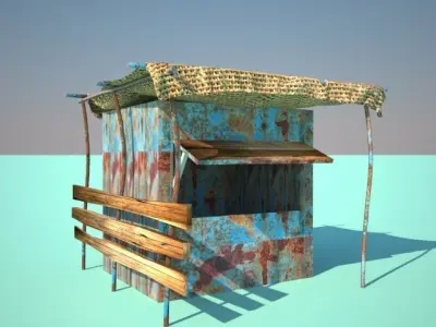 SHACK HUT HOVEL Free 3D model
