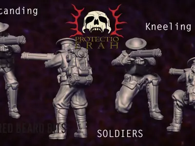 Human Soldiers of Erah 3D print model