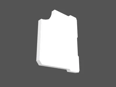 UHD High tech Graphical Interface v11 001 Low-poly 3D model