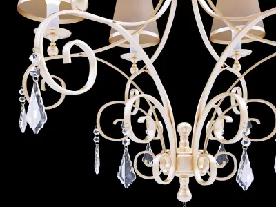 classic chandelier 2 3D model