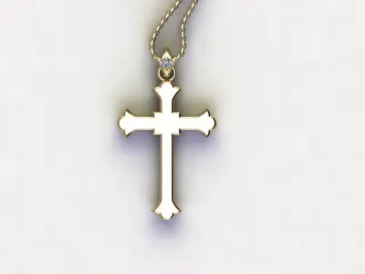 Jesus Pendant 3D model