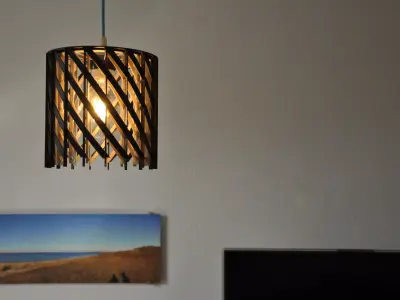 Cosette - Design Bottbo -  3DPrint - Lampshade - Cealing Lamp  3D print model