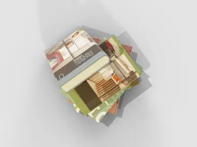 Architectural Books 3D model 3D model