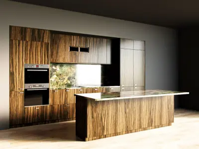104-Kitchen8 texture 9 3D model