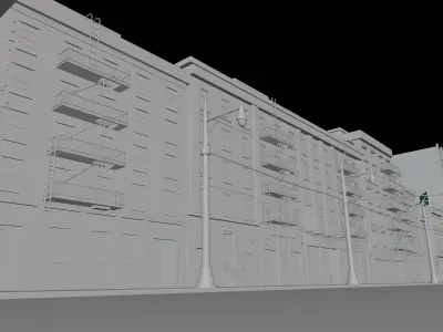 Retro City  3D model