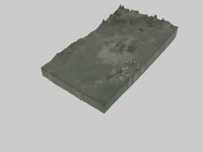 Nagpur City Low-poly 3D model